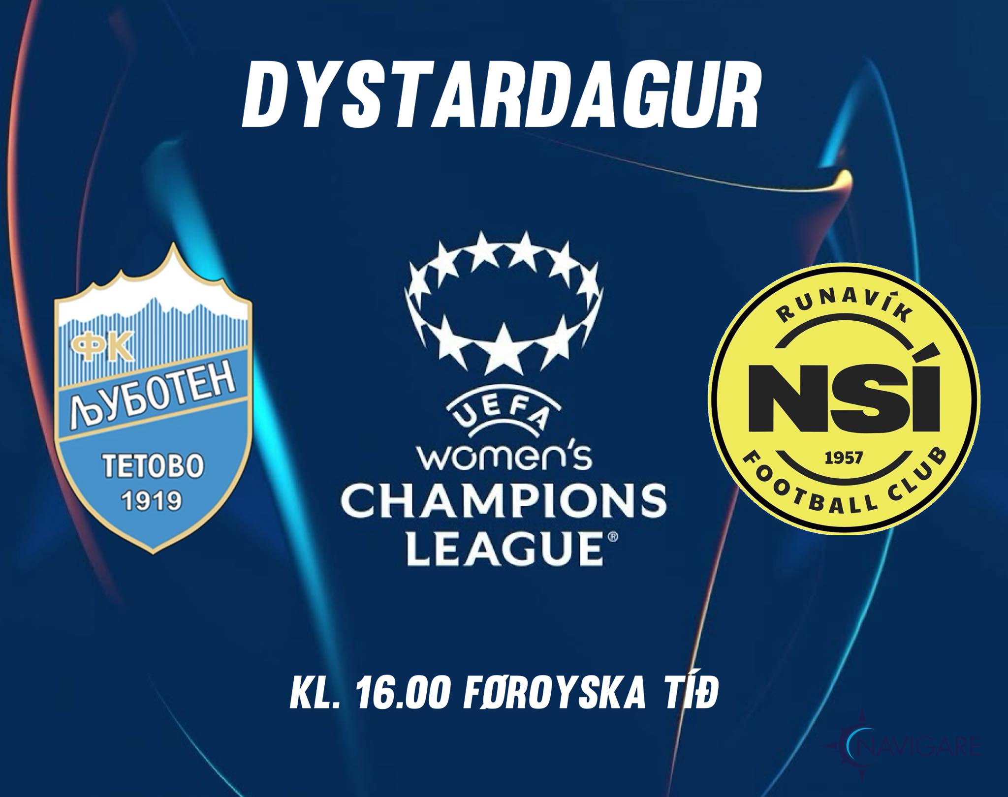 Í dag spæla NSÍ-kvinnurnar í Champions League