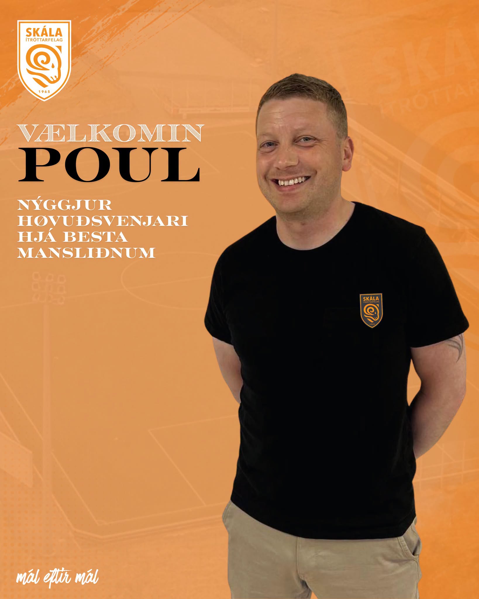 Poul verður nýggjur venjari hjá Skála