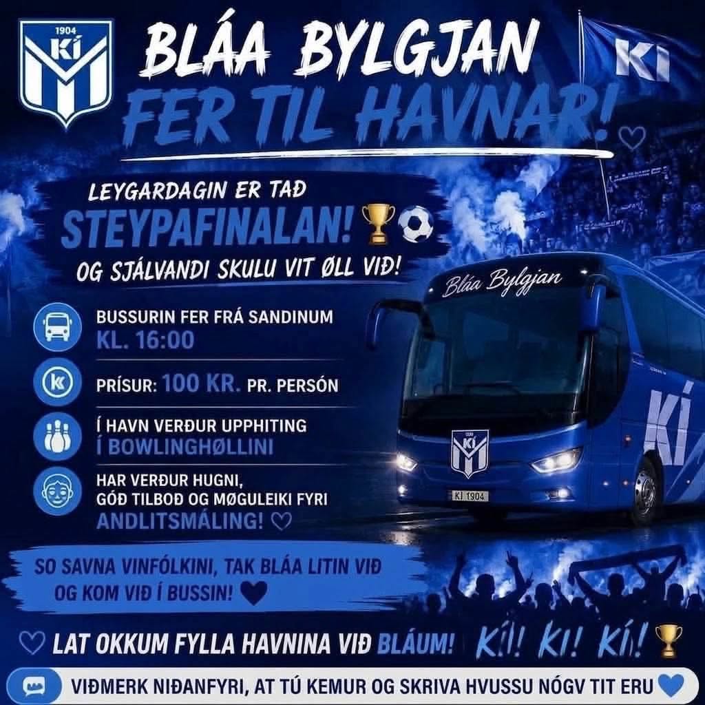 Bláa Bylgjan spennir seg út til finaluna um løgmanssteypið