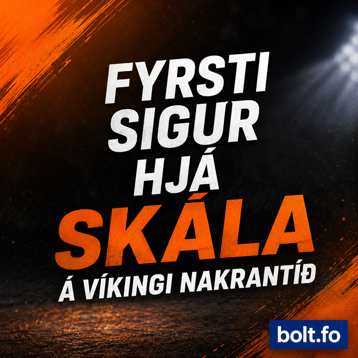 Fyrstu ferð Skála vinnur á Víkingi