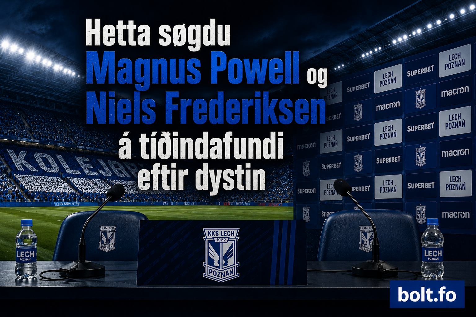 Video: Magnus Powell og Niels Frederiksen á tíðindafundum eftir dystin