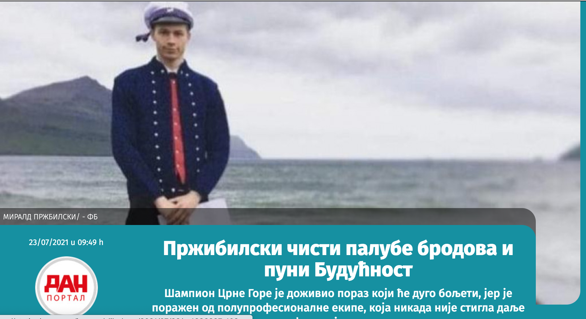 Miðlarnir í Montenegro eru skelkaðir í morgun
