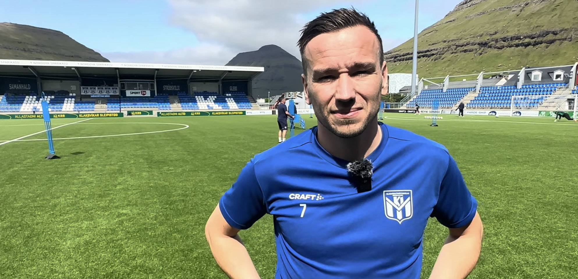 Video: Árni Frederiksberg undan Champions League í morgin