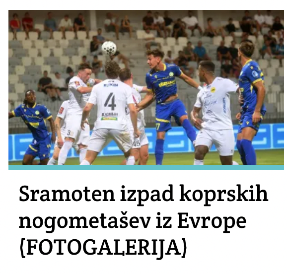 Slovenskir miðlar: Koper tveitti gyltan møguleika burtur – NSÍ fekk stóra virðing