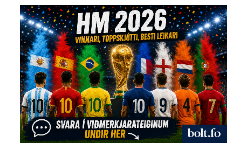 Hetta sigur veddingarfyritøkurnar um HM-vinnara og toppskjútta