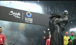 Video: The Undertaker undirhelt áðrenn finaluna hjá Ronaldo og co.