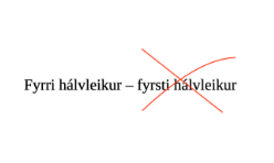 Tær dagligu villurnar í føroyskum ítróttartalumáli