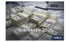 Roknskapir 2025: Lønir og stigatalva fylgdust væl