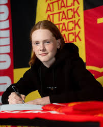 Emilian Gunleifsson er toppskjútti hjá U17 hjá FC Nordsjælland