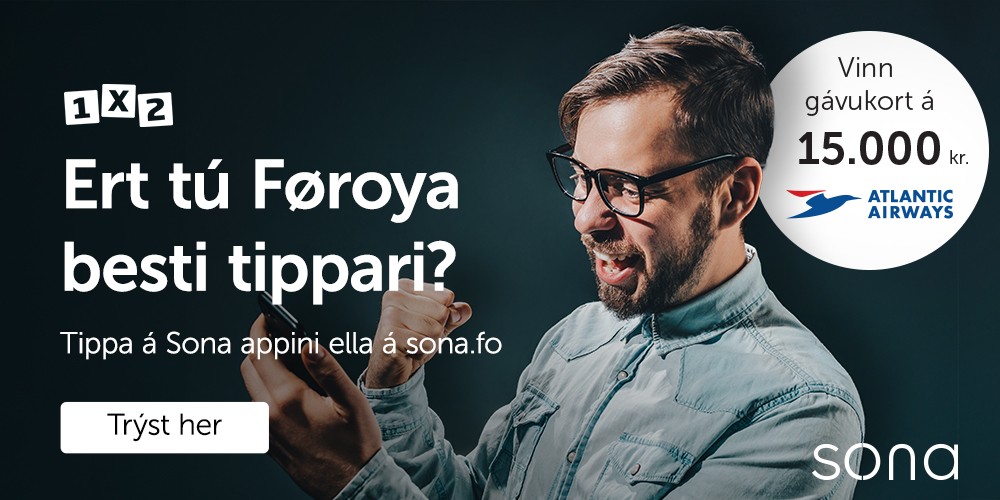 Sona-tipparar vænta mest spennandi dystin í Vági